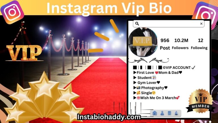 Instagram Vip Bio