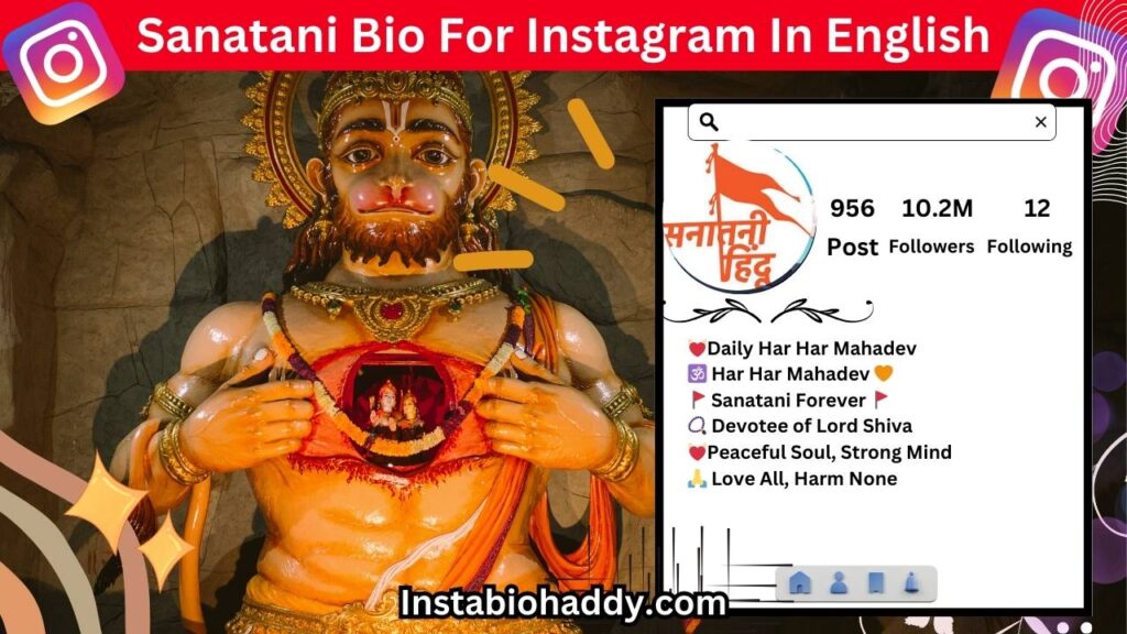 sanatani bio for instagram in english