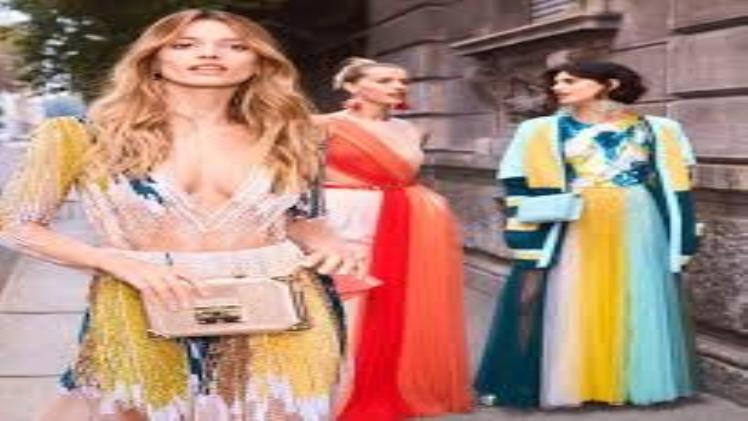 A representation of Italian style and extravagance is Elisabetta Franchi.